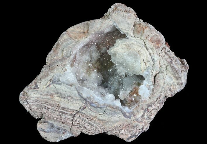 Crystal Filled Dugway Geode (Polished Half) #67476